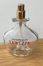 Vintage Laura Biagotti Venezia 75ml Empty tester Perfume Bottle #P32