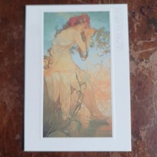Summer, From The Four Seasons, Alfons Mucha Museum Postcard, Unposted.