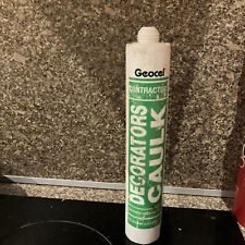 380ml Geocel Contractors Decorators Caulk Flexible Filler White 1 Hour Paintable