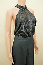 New Lipsy Petite Black Sequin