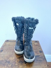 Polar Womens Black Leather