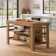 Brown Wood 55.12" In. Kitchen