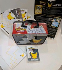 Pokémon 25th celebration Lunch Box Tin With Notepad Stickers & Empty Card Holder