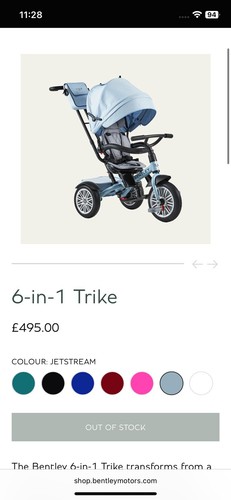 Bentley kids trike baby - trike,