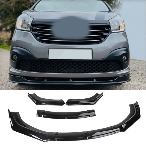Front bumper lip - bumper, black