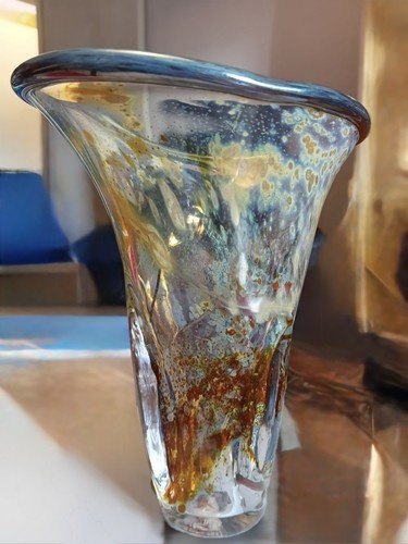 Samuel herman glass - herman, vase