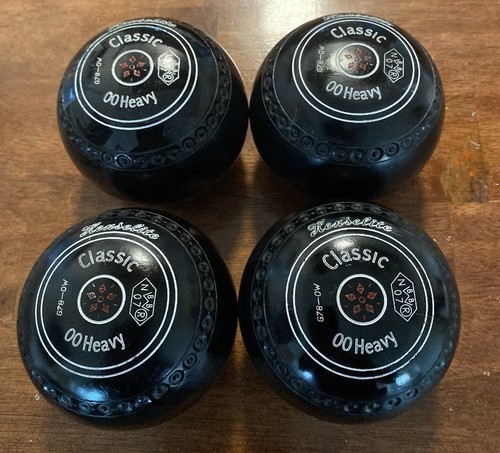 Henselite lawn bowls set 4 - henselite,
