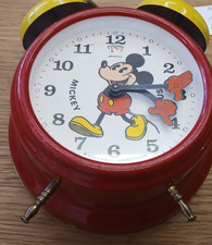 Retro Bradley Micky Mouse Alarm Clock-twin bell