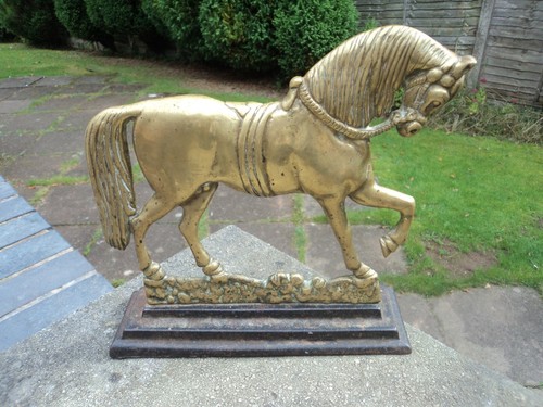 Antique brass with cast iron - antique,