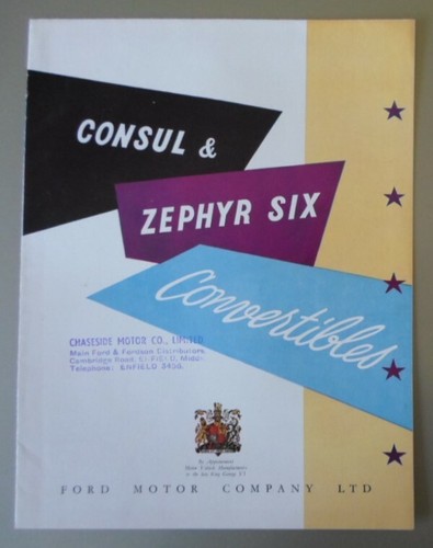 Ford consul zephyr - consul, &