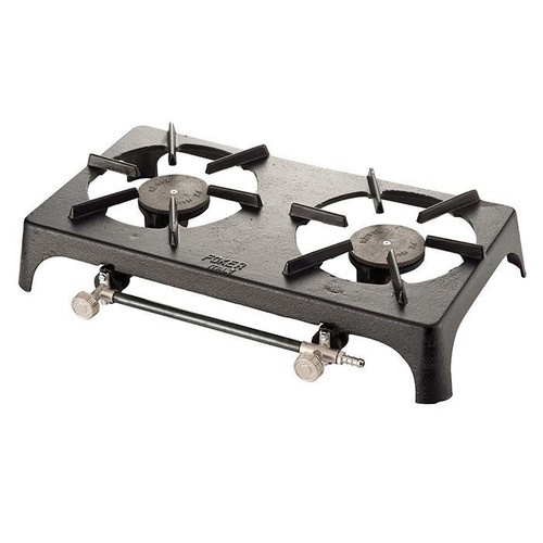 Foker cast iron double burner - cast,