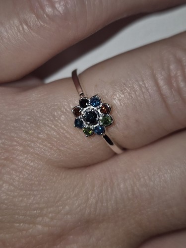 Sterling silver ring - silver,