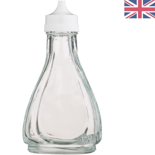 Vintage style glass vinegar - glass,