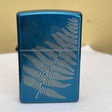 Genuine Zippo Hemp or Fern Leaf  Lighter