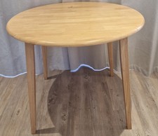 Wooden Oval Drop Leaf Dining