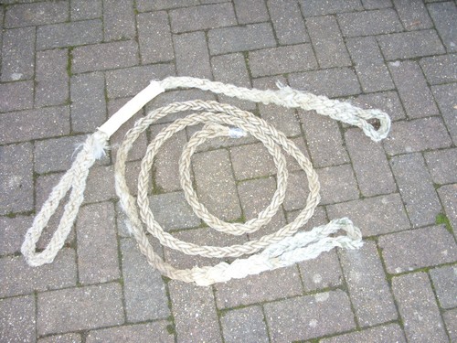 Beach finds old - old, rope
