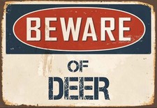 Beware of Deer Sign, Deer