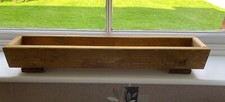 Wooden long herb planter - wooden,