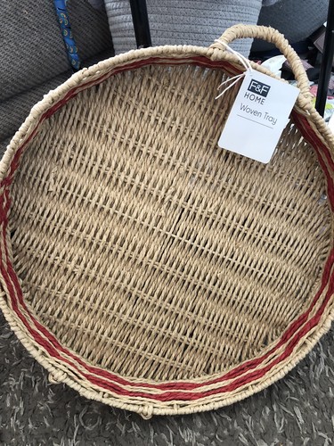 Woven tray - woven,