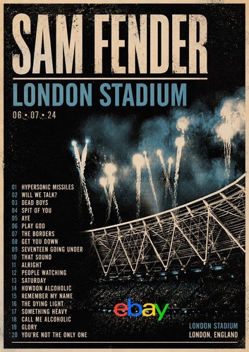 Sam fender london stadium - london,