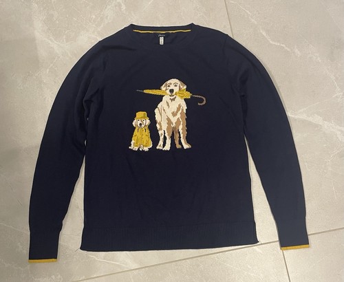 Joules navy fine - fine, knit