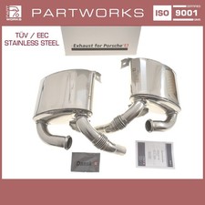 Muffler for Porsche 996 Carrera sport exhaust silencer L + R TÜV