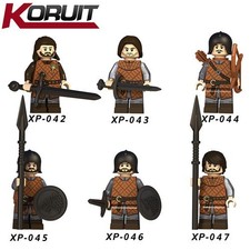 Castle Knights Army Custom Lego Mini Figure 6 Soldiers Hero Toy Game Of Thrones