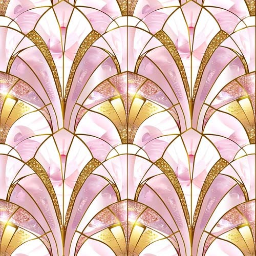 20x pink baroque - pink, art