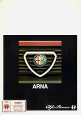 Alfa Romeo Arna 1985-1986 UK Market Foldout Sales Brochure 1.2 & 1.3 SL, 1.5 Ti