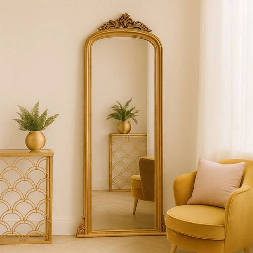Tall gold ornate vintage - gold,