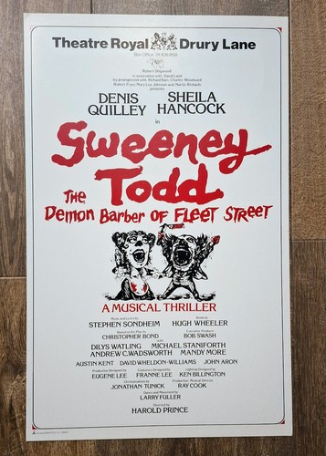 Sweeney todd original theatre - original,