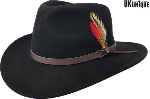 Crushable felt fedora - 💎,