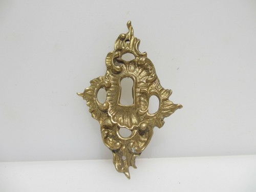 Victorian brass escutcheon - victorian,