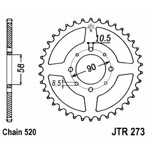 Corona 273 z45 for honda - 273,