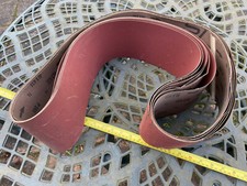 7x Carbo Schroder Linishing Belts 150mm W Aluminium Oxide ALX631 P240 Sanding