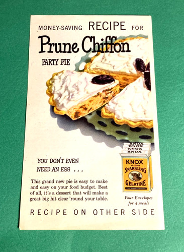 Prune chiffon pie vintage - chiffon,