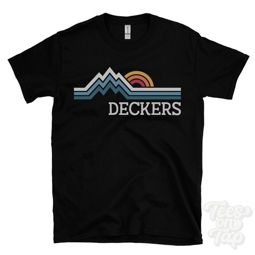 Deckers shirt retro logo - t-shirt,