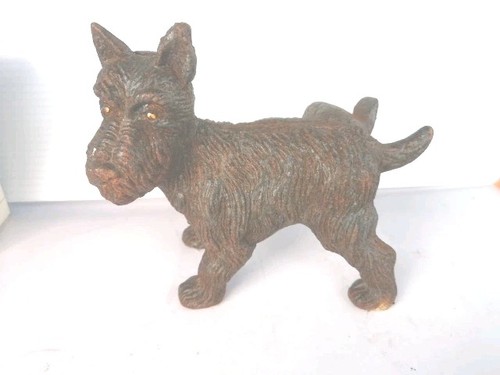 Vintage cast iron dog door - iron,