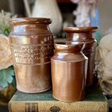 Early Salt Glazed Jars / Pots