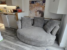 DFS Cuddle Chair And Footstool. In Fab Condition. £629 New And Only 1yr Old.