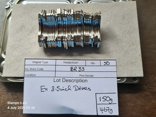 Hard drive neodymium magnets - neodymium, x