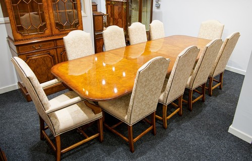 Large burr walnut extending - burr,