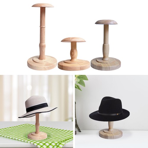 Wooden hat display - wooden,