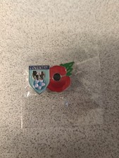 Cov Poppy Badge Pin
