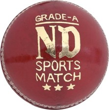Grade-A Leather Cricket Ball