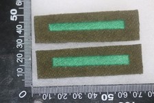 BRITISH ARMY WW2 PATTERN ARM OF SERVICE STRIPE INTELLIGENCE CORPS PAIR