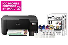 Sublimation Printer: EPSON ET-2860 + 4 x 100ml Sub Ink + Paper + ICC for Windows