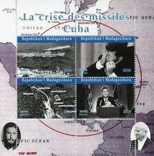Madagascar JFK Stamps 2020 MNH John F Kennedy Cuban Missile Crisis Ships 4v M/S