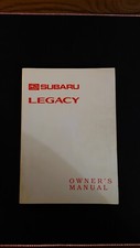 SUBARU LEGACY MK2 BG5 SALOON & ESTATE (1993 - 1998) HANDBOOK OWNERS MANUAL 1998