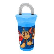Paw Patrol Tumbler Cup With Straw Water Drinks Children Back to School Blue